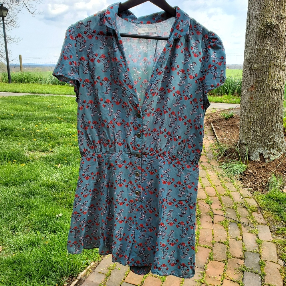 Urban Outfitters rose print romper